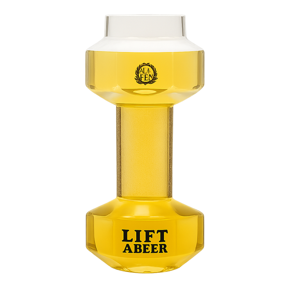Dumbbell bierglas - productfoto